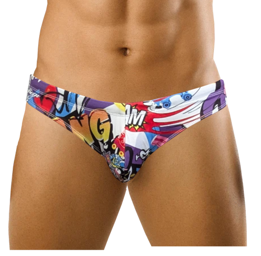 Cartoon Chaos Swim Bikini