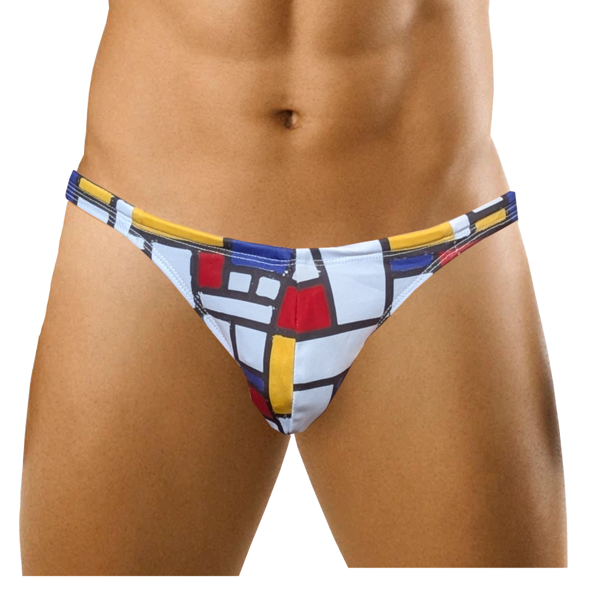Mondrian Swim Thong