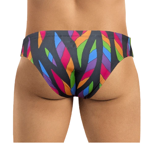 Prismatic Flame Swim Bikini